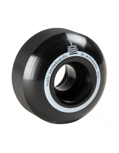 RUEDAS SKATE SUSHI PAGODA TEAM V2 51MM NEGRO