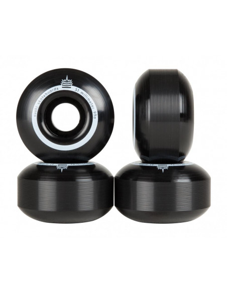 RUEDAS SKATE SUSHI PAGODA TEAM V2 51MM NEGRO