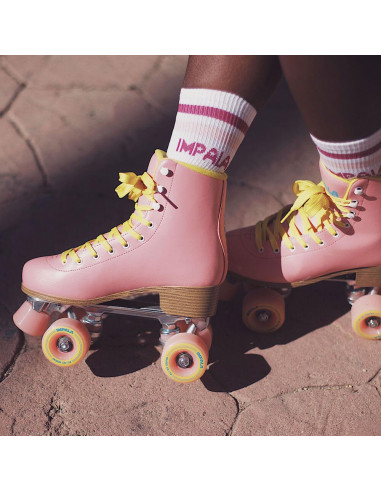 IMPALA PATINES QUADS ROSA / AMARILLO