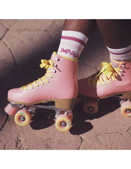 IMPALA PATINES QUADS ROSA / AMARILLO