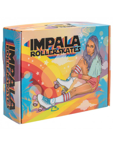 IMPALA PATINES QUADS ROSA / AMARILLO