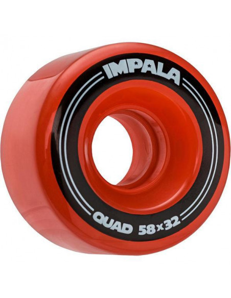 IMPALA RUEDAS QUADS ROJO 58MM