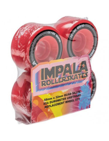 IMPALA RUEDAS QUADS ROJO 58MM