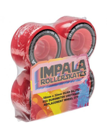 IMPALA RUEDAS QUADS ROJO 58MM