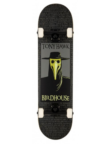 BIRDHOUSE SKATE COMPLETO STAGE 3 PLAGUE DOCTOR NEGRO