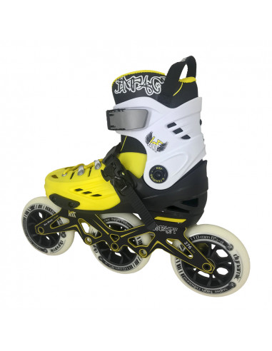 PATÍN KRF FREESKATE IMPACT 3X110 AMARILLO
