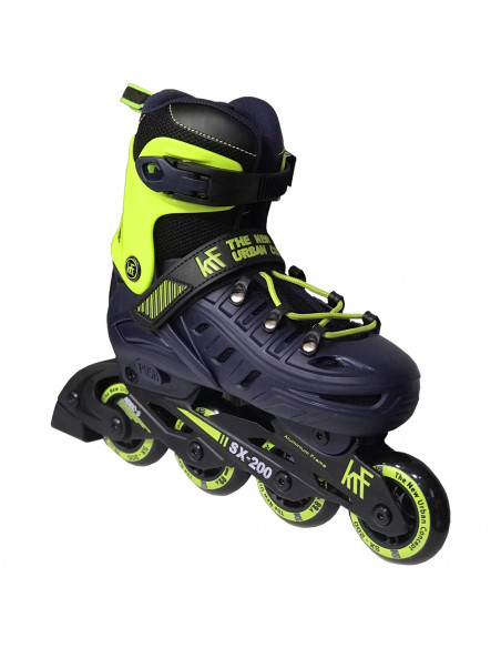 PATÍN KRF FREESKATE SX-200 AZUL/VERDE
