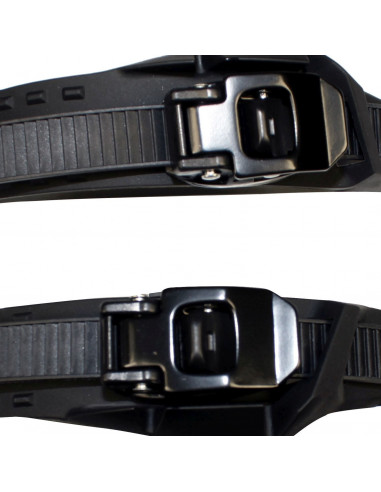 CIERRE 45 TWIST. EDGE (1PAR) NEGRO