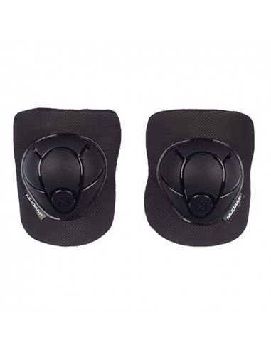 KRF SET PROTECCIONES NIJDAM JR. NEOPRENO NEGRO