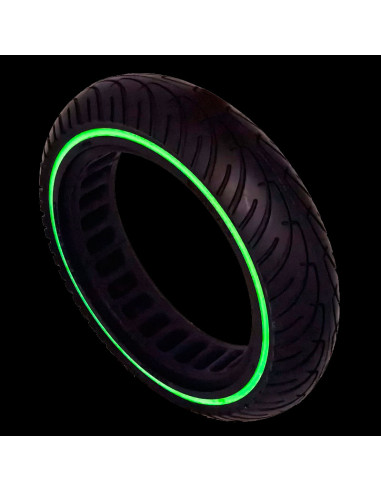 RUEDA MACIZA ULTRALIGERA FLUORESCENTE 8,5X2