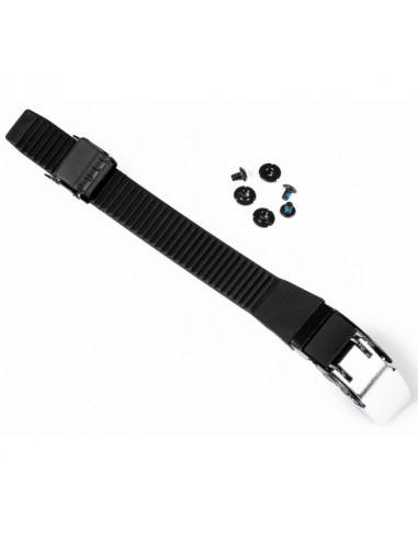 POWERSLIDE BUCKLE SET PLATEADO 22CM