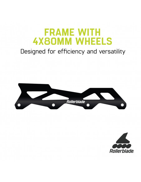ROLLERBLADE GUIA 243 RB FRAME 4x80 NEGRO