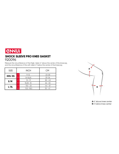 ENNUI SHOCK SLEEVE PRO RODILLERA