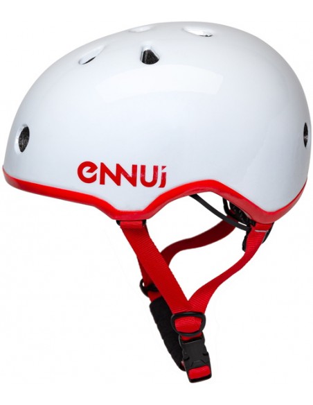 ENNUI CASCO ELITE ROJO BLANCO BRILLO