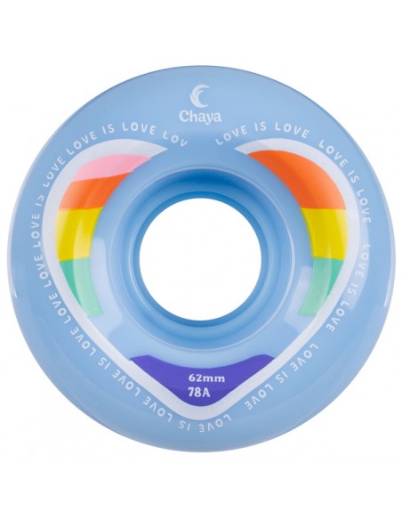 CHAYA RUEDAS BIG SOFTIES LOVE IS LOVE 65mm, PACK 4UDS