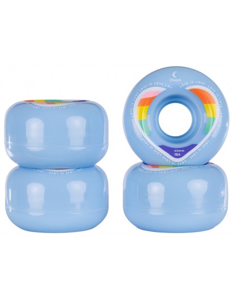 CHAYA RUEDAS BIG SOFTIES LOVE IS LOVE 65mm, PACK 4UDS