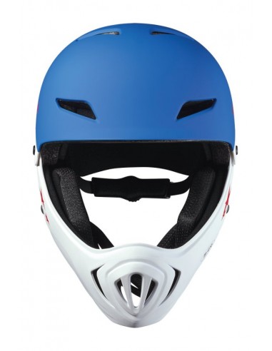 MICRO CASCO RACING INTEGRAL AZUL / BLANCO