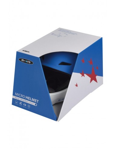MICRO CASCO RACING INTEGRAL AZUL / BLANCO