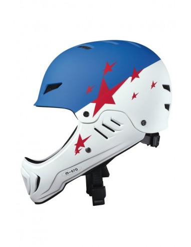 MICRO CASCO RACING INTEGRAL AZUL / BLANCO