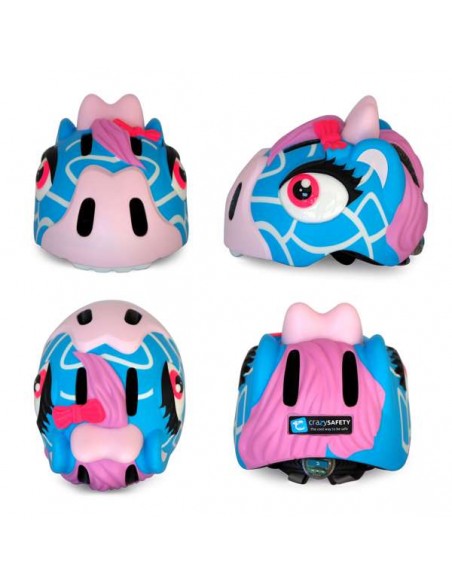 CASCO CRAZY SAFETY JIRAFA AZUL