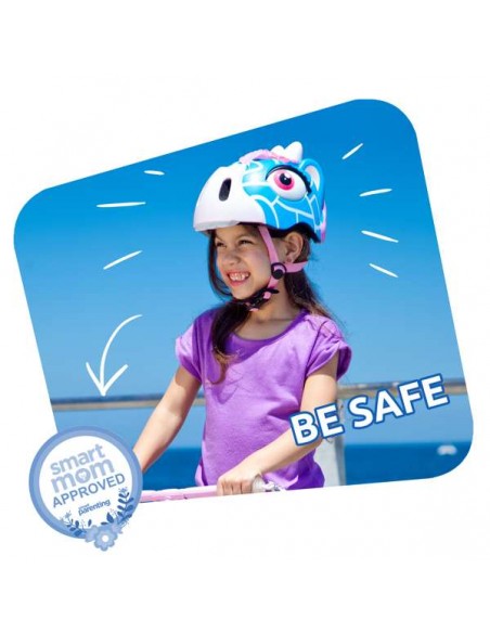 CASCO CRAZY SAFETY JIRAFA AZUL