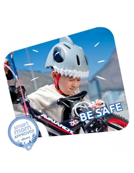 CASCO CRAZY SAFETY TIBURON GRIS