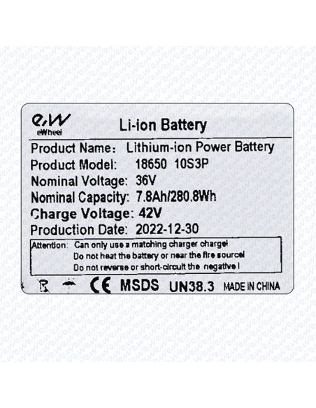BATERIA XIAOMIi LG PARA M365, 1S y ESSENTIAL