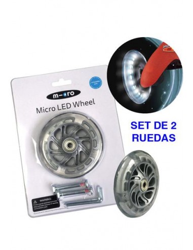 RUEDAS LED MINI MICRO 120MM