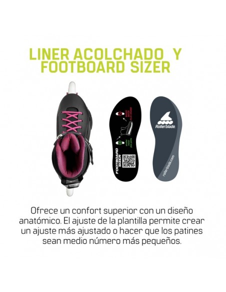 ROLLERBLADE PATINES LIGHTNING 90 W SANGRIA/NEGRO