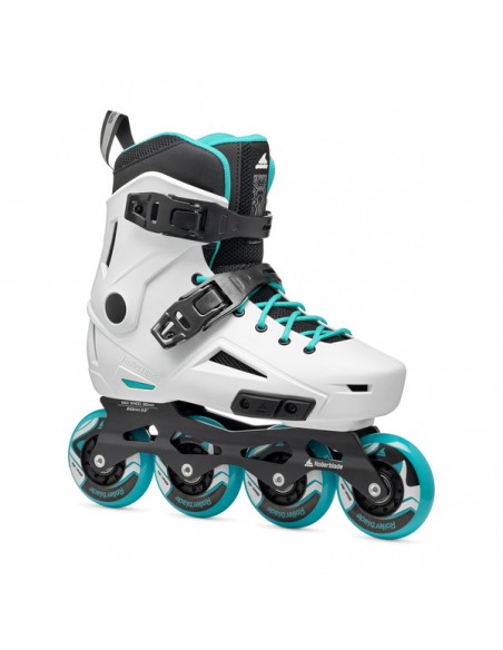 ROLLERBLADE PATINES LIGHTNING 80 W BLANCO/AQUA