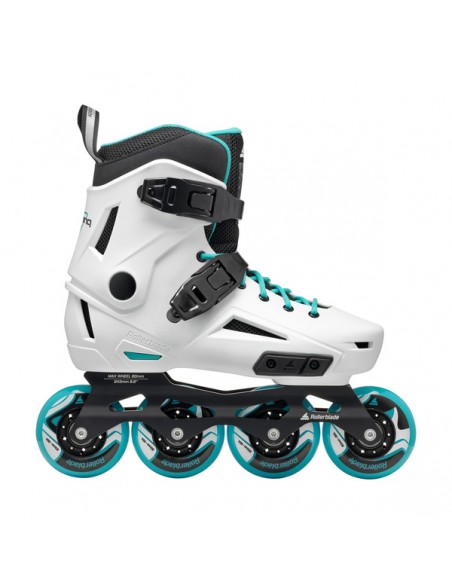 ROLLERBLADE PATINES LIGHTNING 80 W BLANCO/AQUA