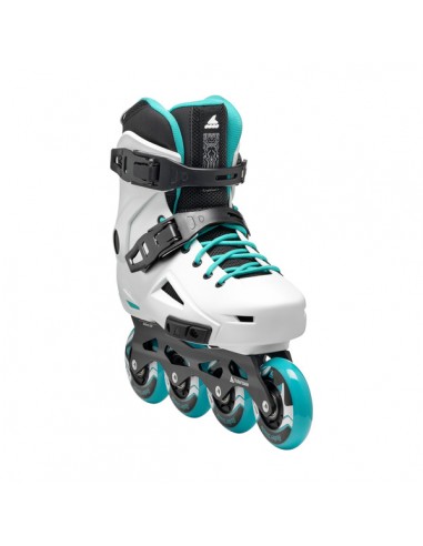 ROLLERBLADE PATINES LIGHTNING 80 W BLANCO/AQUA