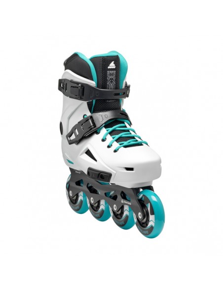 ROLLERBLADE PATINES LIGHTNING 80 W BLANCO/AQUA