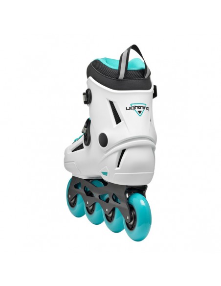 ROLLERBLADE PATINES LIGHTNING 80 W BLANCO/AQUA