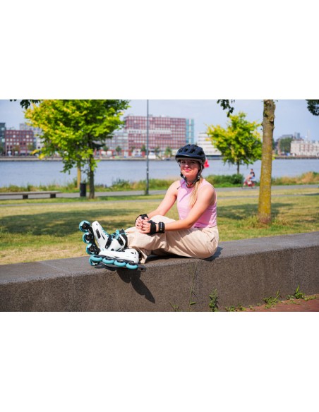 ROLLERBLADE PATINES LIGHTNING 80 W BLANCO/AQUA