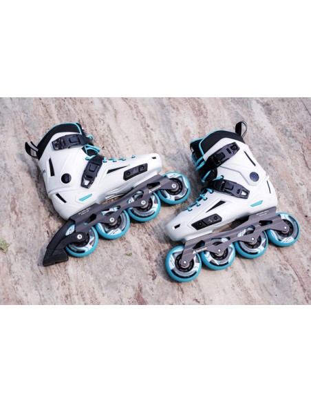 ROLLERBLADE PATINES LIGHTNING 80 W BLANCO/AQUA