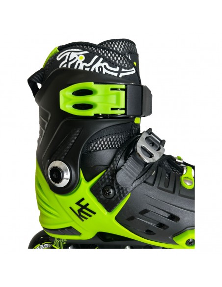 KRF FIRST JUNIOR FREESKATE VERDE FLUOR / NEGRO
