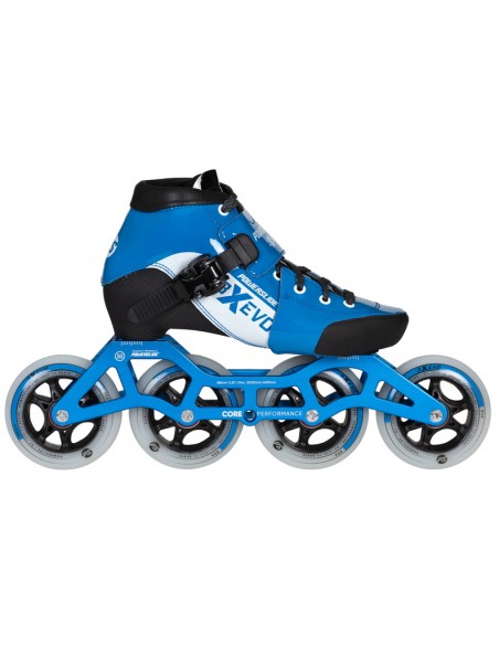 POWERSLIDE 3X ADJ EVO BLUE / WHITE PATIN DE VELOCIDAD