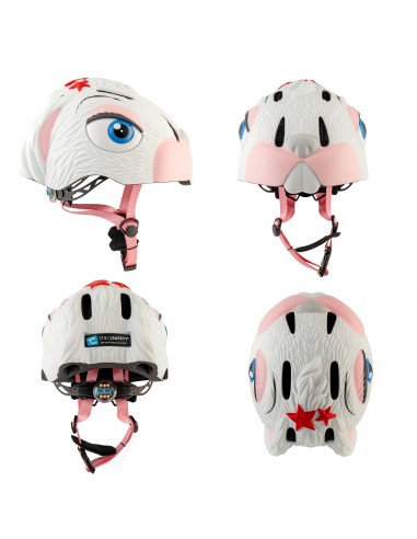 CASCO CRAZY SAFETY CONEJO BLANCO