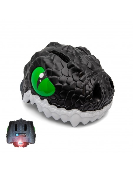 CASCO CRAZY SAFETY DRAGON NEGRO