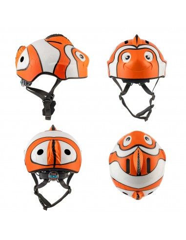 CASCO CRAZY SAFETY PEZ NARANJA