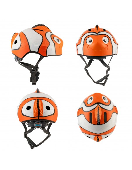 CASCO CRAZY SAFETY PEZ NARANJA