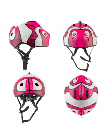 CASCO CRAZY SAFETY PEZ ROSA