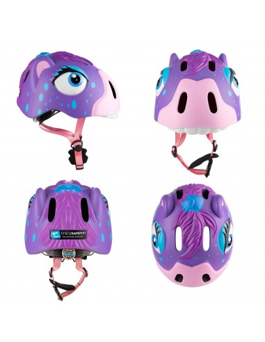 CASCO CRAZY SAFETY CABALLO MORADO