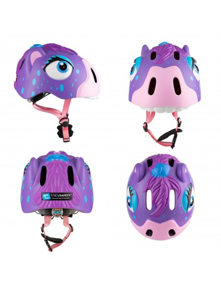 CASCO CRAZY SAFETY CABALLO MORADO