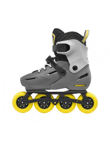 Vista lateral interno Rollerblade Apex carcasa rígida patines niños