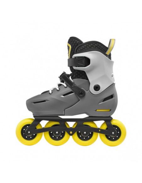 Vista lateral interno Rollerblade Apex carcasa rígida patines niños