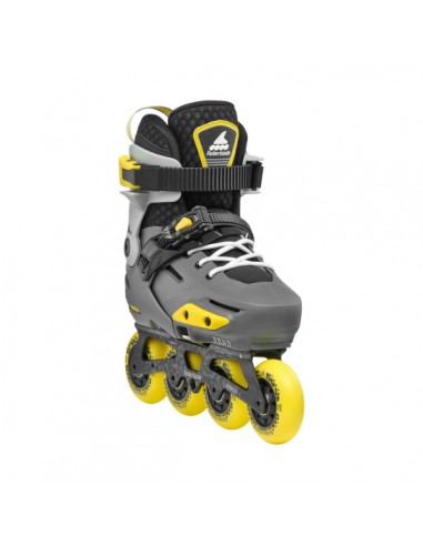 Vista frontal Rollerblade Apex carcasa rígida patines niños