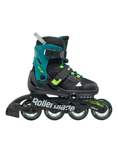 ROLLERBLADE PATINES MICROBLADE NEGRO/VERDE PETROL