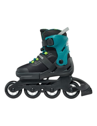 ROLLERBLADE PATINES MICROBLADE NEGRO/VERDE PETROL